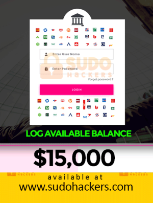 Buy Bank Logs with $15,000 Balance
