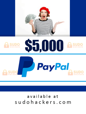 PayPal Transfer Of $5,000