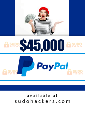 PayPal Transfer Of $45,000