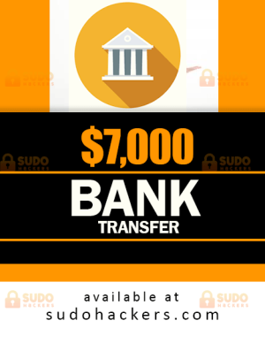 Bank Transfer Of $7,000