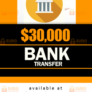 Bank Transfer Of $30,000