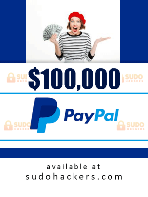 PayPal Transfer Of $100,000