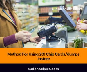Read more about the article Method For Using 201 Chip Cards/dumps Instore