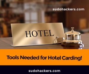 Read more about the article Tools Needed for Hotel Carding!