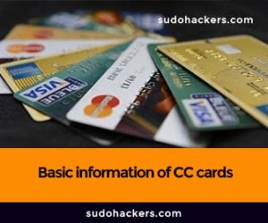 Read more about the article Basic information of CC cards – Data contained in Credit Card