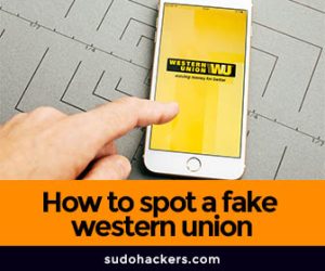 How to spot a fake western union