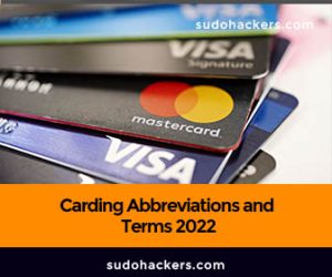 Carding Abbreviations and Terms 2022