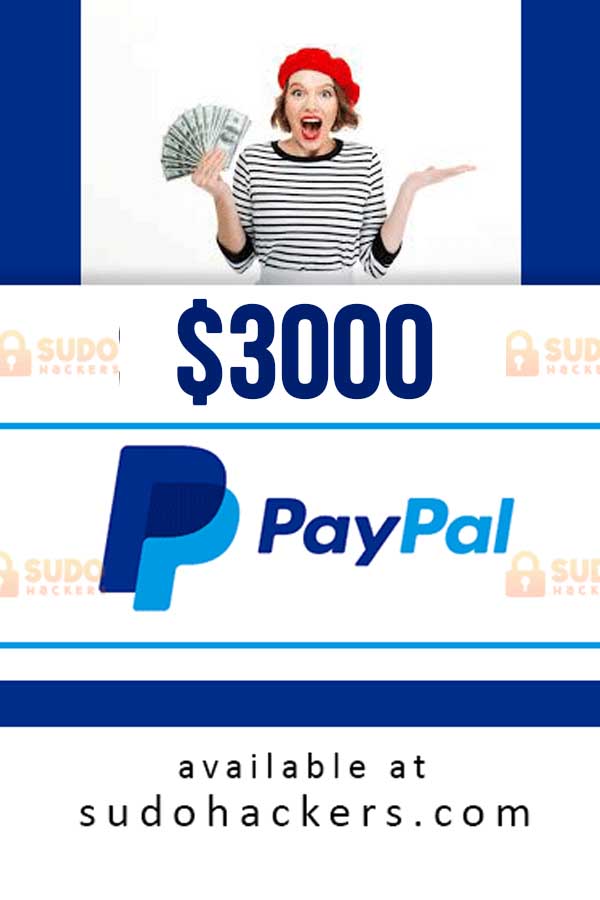 Buy PayPal Transfer Of $3000