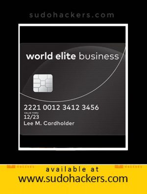3 US World Elite Business CC/CVV – High Level Cards