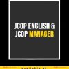 JCOP English and JCOP Manager