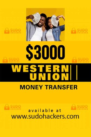 Buy WesternUnion Money Transfer $3000